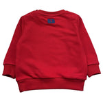 Trussardi Felpa Chiusa Girocollo Tinta Unita con Logo per Neonato TIP26091FE ROSSO TRUSSARDI 