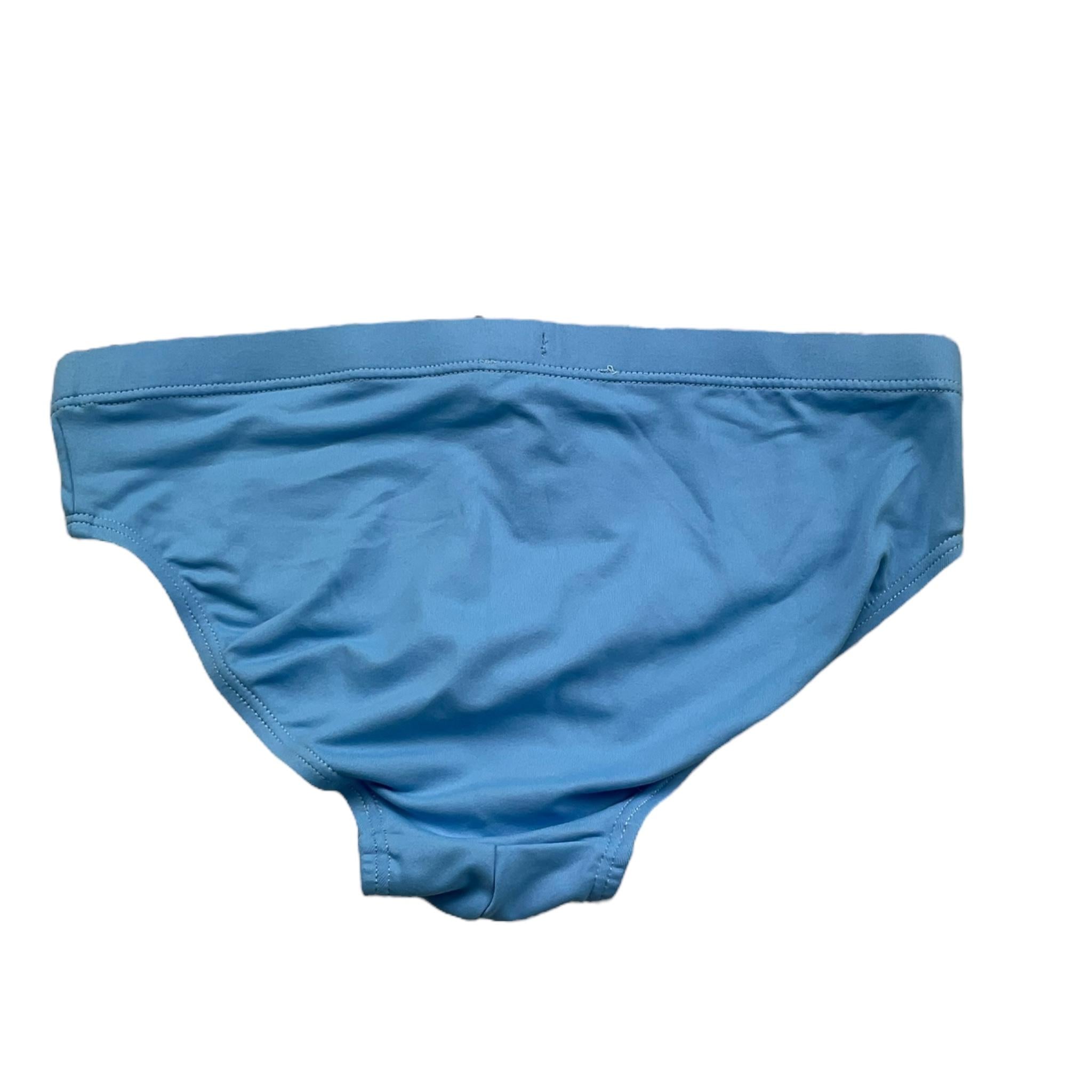 F**K Costume Mutandina Tinta Unita con Logo per Bambino FJ25J01SU20TQ AZZURRO F**K 