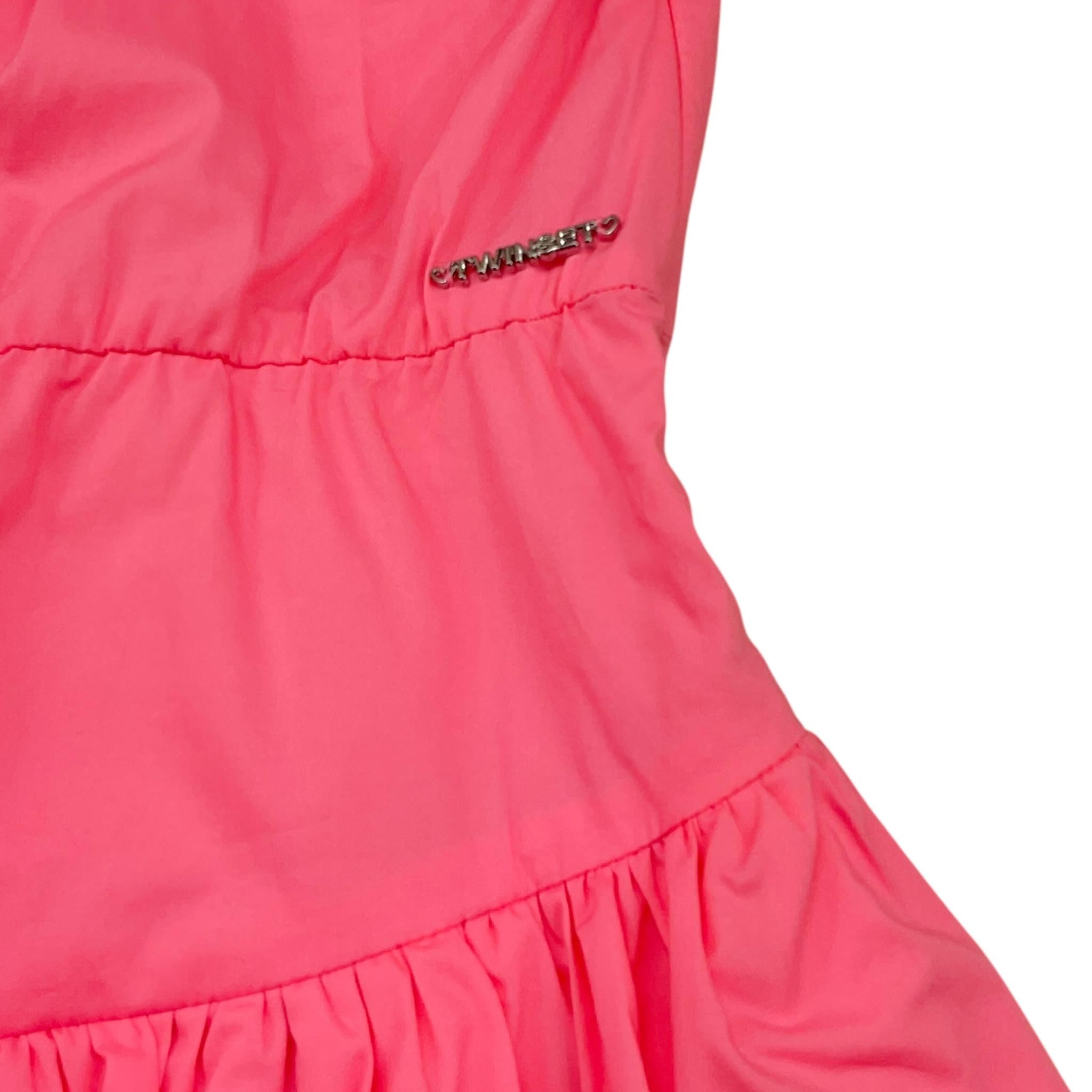 Twinset Abito Monospalla Tinta Unita per Bambina 221GJ2Q10 ROSA TWINSET 