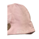 LE BEBE' cappello tinta unita con stampe orsi Rosa per Neonata LBG6022 ROSA LE BEBE' 