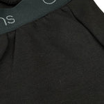 CALVIN KLEIN pantalone tinta unita con elastico in vita logato Nero per Bambina IB0IB02121 NERO CALVIN KLEIN 