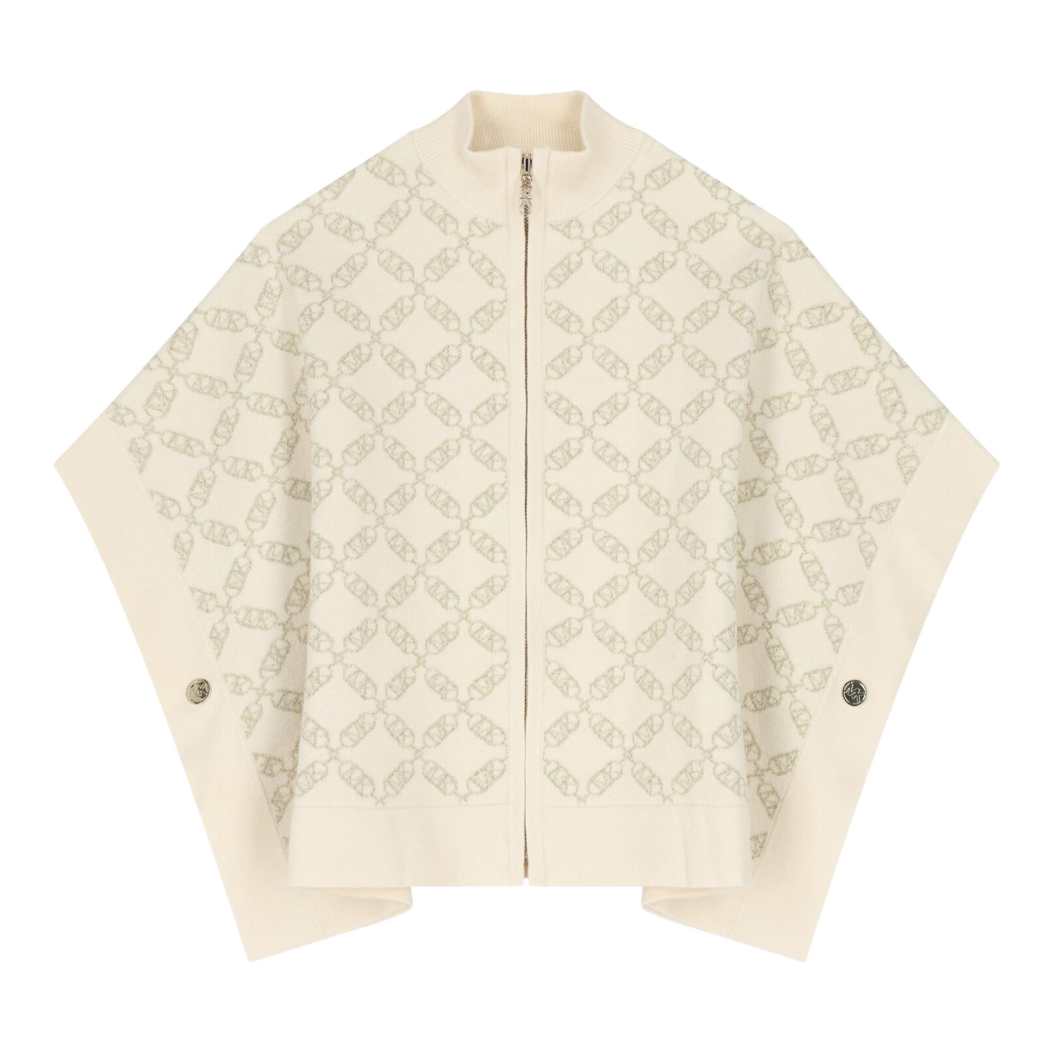 MICHAEL KORS feplpa tinta unita logata con zip Panna per Neonata R30157N PANNA MICHAEL KORS 