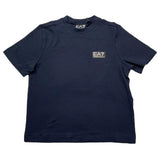 Emporio Armani T-Shirt Girocollo Tinta Unita con Logo per Bambino 7B000093 NERO EMPORIO ARMANI 