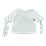 Miss Grant T-Shirt Girocollo Tinta Unita con Stampa per Neonata MG1317N BIANCO MISS GRANT 