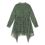 MICHAEL KORS abito tinta unita logato Verde per Bambina R12175 VERDE MICHAEL KORS 