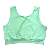 Hinnominate Top Giromanica Tinta Unita Con Stampa Logo Verde Acqua Per Bambina