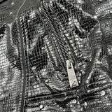 John Richmond Giubbino In Ecopelle con Borchie per Bambina RGP26106GB NERO JOHN RICHMOND 