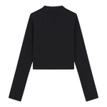 GUESS shirt tinta unita girocollo con logo Nero per Bambina J4YI49KBZP4X NERO GUESS 