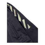 OFF-WHITE giubbino in denim tinta unita con stampa Nero per Bambino OBYE001F23 NERO OFF-WHITE 