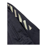 OFF-WHITE giubbino in denim tinta unita con stampa Nero per Bambino OBYE001F23 NERO OFF-WHITE 