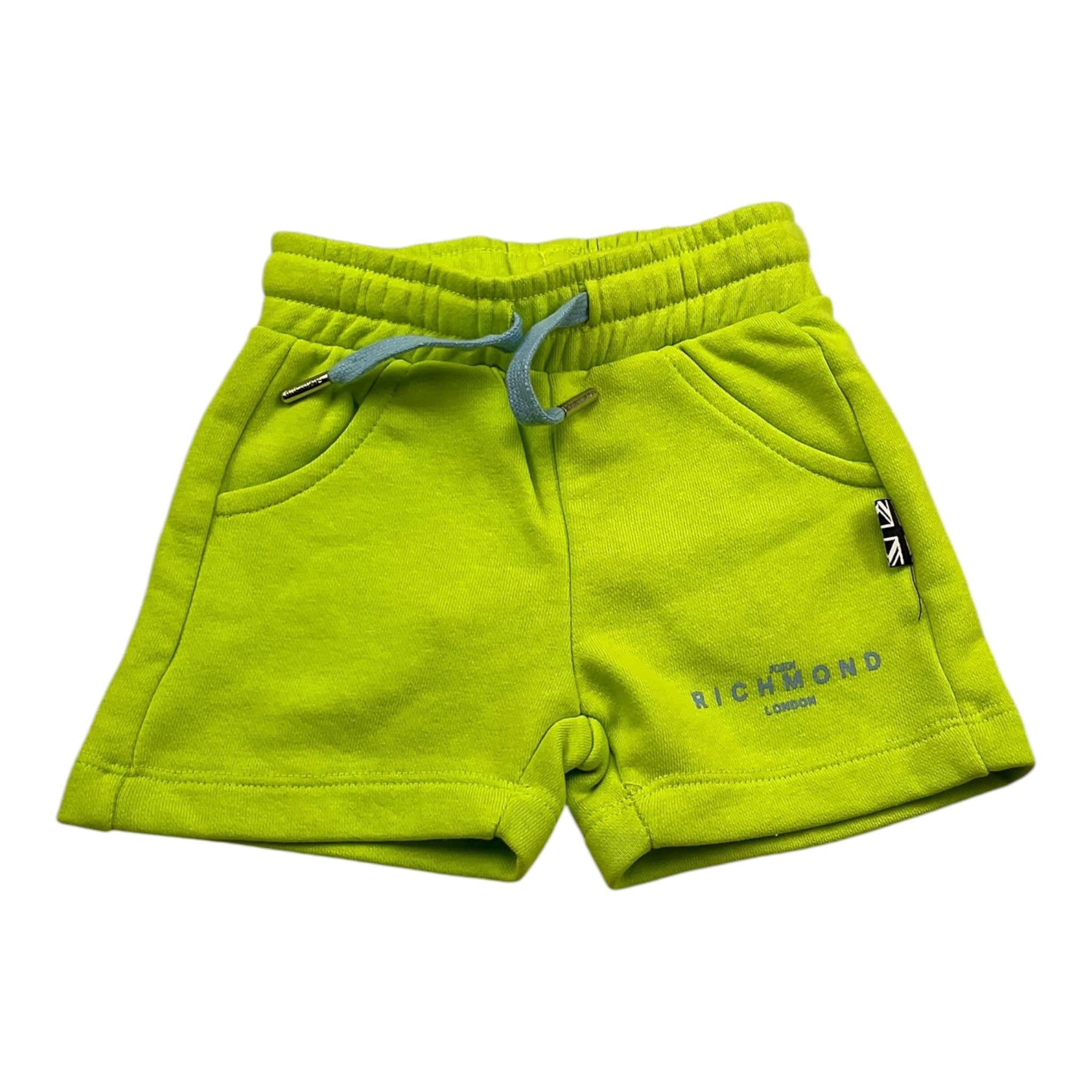 John Richmond Bermuda Tinta Unita con Logo per Neonato RIP24006BE VERDE JOHN RICHMOND 