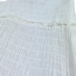 Trussardi Abito Tinta Unita con Bretelle per Bambina TGP26089VE BIANCO TRUSSARDI 