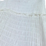 Trussardi Abito Tinta Unita con Bretelle per Bambina TGP26089VE BIANCO TRUSSARDI 