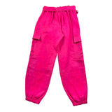 Liu Jo Pantalone Tinta Unita Con Cintura Fuxia Per Bambina