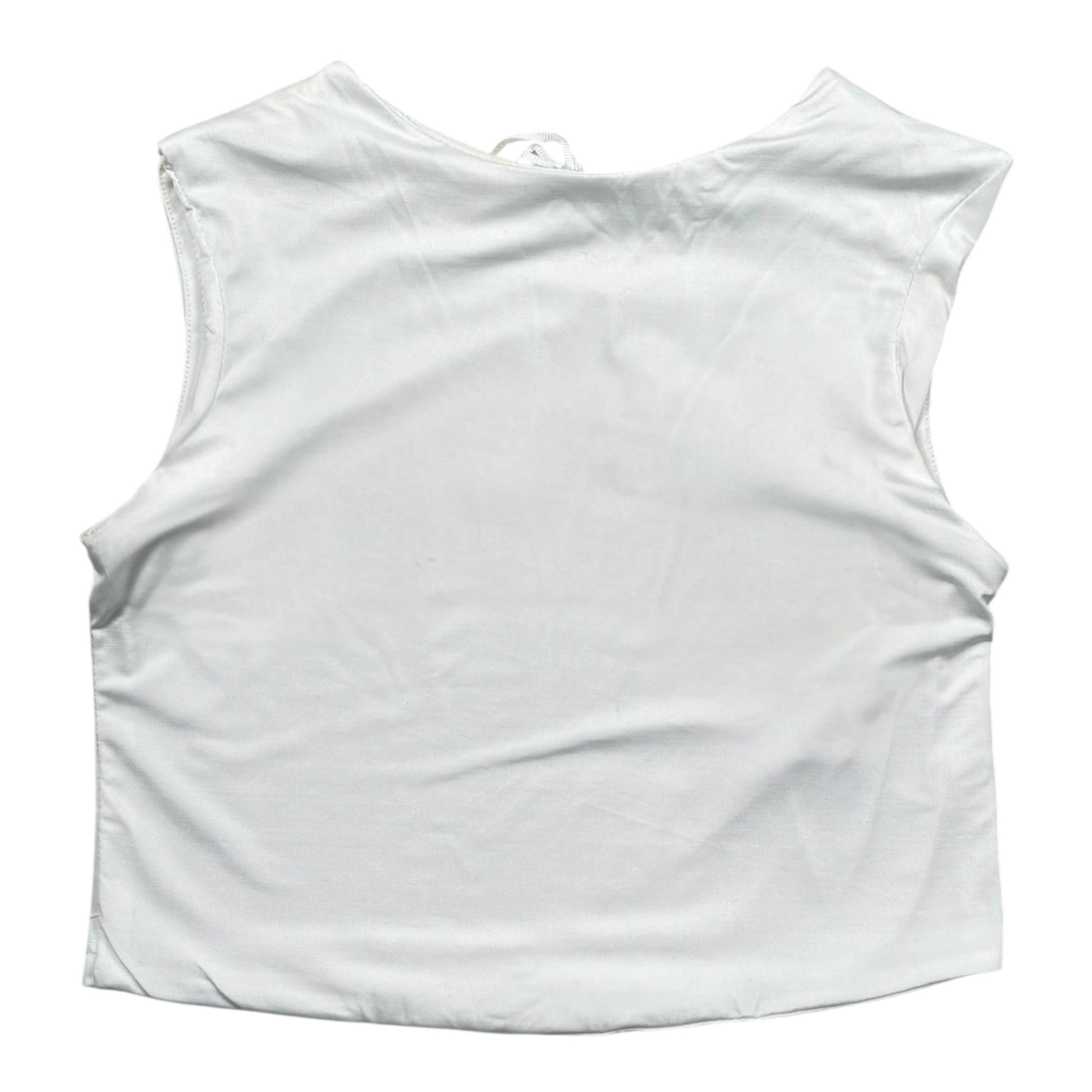 Lu Lu By Miss Grant Top Tinta Unita per Bambina LL3453 BIANCO LU LU BY MISS GRANT 