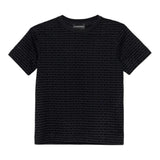 Emporio Armani T-Shirt Girocollo Logata per Bambino 6D4TD5 NERO EMPORIO ARMANI 