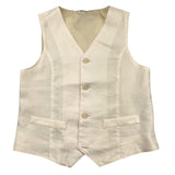 Imperial Kids Panciotto Tinta Unita Panna Per Bambino