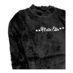 MARC ELLIS maglia girocollo tinta unita con logo Nero per Bambina JMJSW00600 NERO MARC ELLIS 