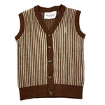 TRUSSARDI gilet tinta unita  Marrone per Bambino TBA25041GL MARRONE TRUSSARDI 