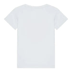 Guess T-Shirt Tinta Unita con Stampa per Bambina A5RI00K6YW4J BIANCO GUESS 