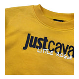 Trussardi Felpa Chiusa Girocollo Tinta Unita con Logo per Neonato JIP26080FE GIALLO TRUSSARDI 