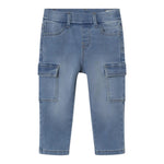 Mayoral Jeans Tinta Unita con Tasconi per Neonato 1578 AZZURRO MAYORAL 