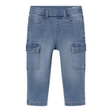 Mayoral Jeans Tinta Unita con Tasconi per Neonato 1578 AZZURRO MAYORAL 