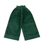 PAIO CRIPPA pantalone tinta unita modello a palazzo Verde per Bambina SALICE VERDE PAIO CRIPPA 