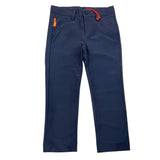 Suns  Pantalone Tinta Unita con Girovita Regolabile Blu per Bambino