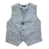 Manuel & Frank Gilet Tinta Unita per Bambino MF5157B AZZURRO MANUEL & FRANK 