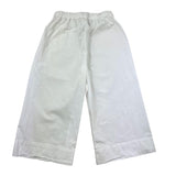 Il Gufo Pantalone Tinta Unita Modello Palazz Con Elastico In Vita Bianco Per Bambina
