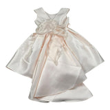 Monnalisa Abito Cerimonia Giromanica Tinta Unita per Bambina 71E900 ROSA MONNALISA 