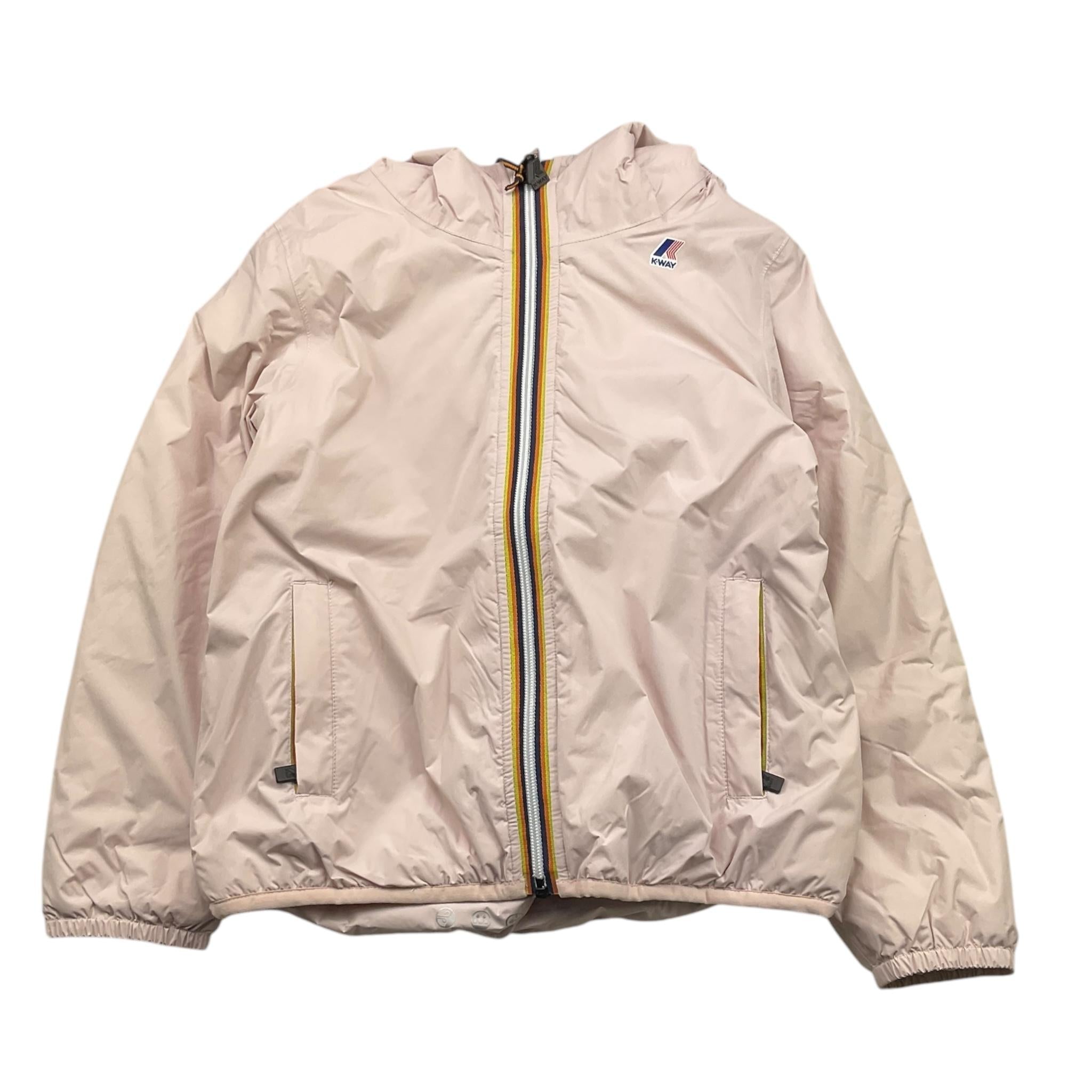 K-WAY giubbino tinta unita con cappuccio Rosa per Bambina K7142TW ROSA K-WAY 