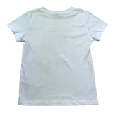 Manuel Ritz T-Shirt Girocollo Tinta Unita con Logo per Bambino MR3120 BIANCO MANUEL RITZ 