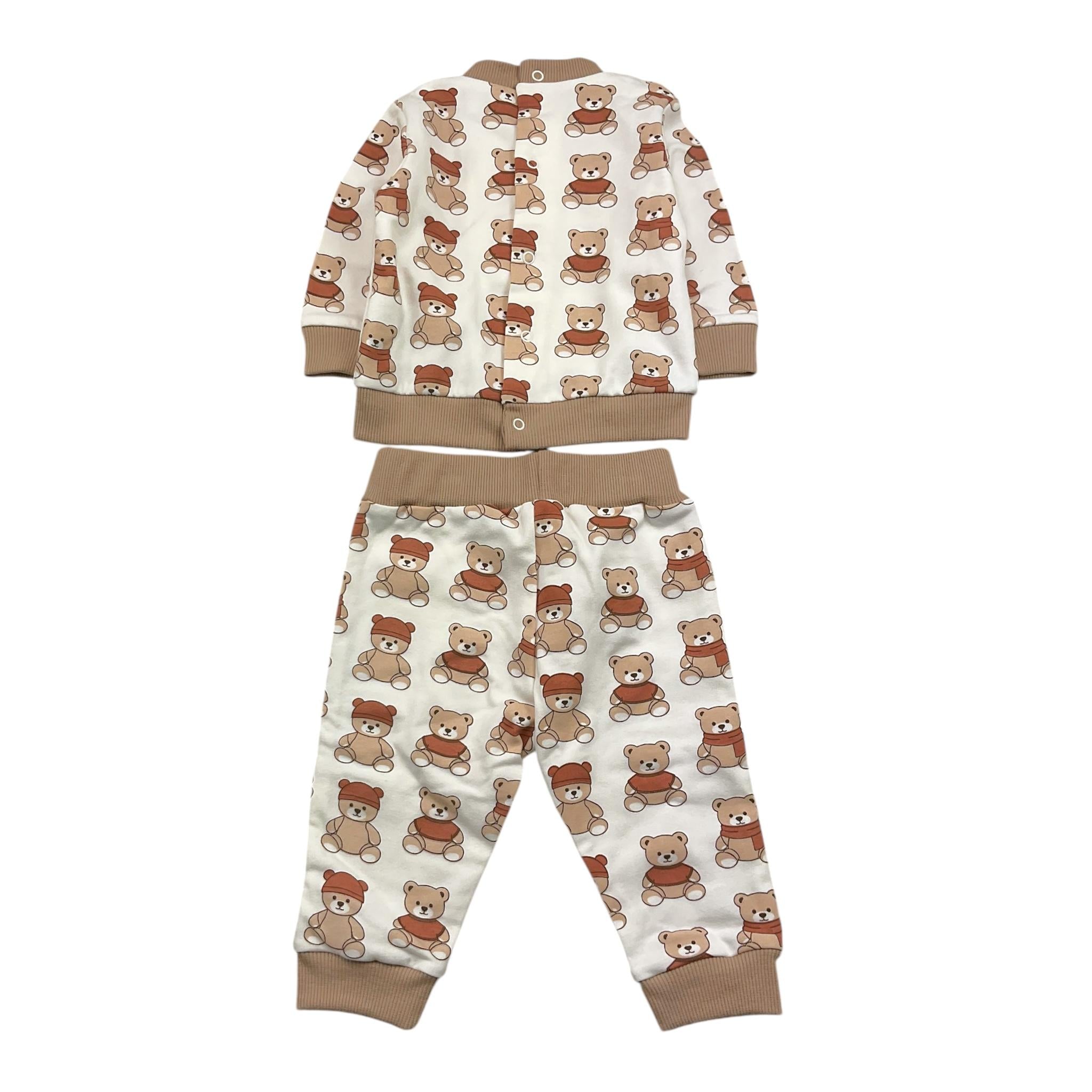 NANAN completo 2pz pantalone-shirt con stampa Beige per Neonato 12415503B BEIGE NANAN 