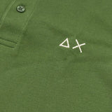 Suns68 Polo Mezza Manica Tinta Unita con Logo per Bambino CPA35312 VERDE SUNS68 