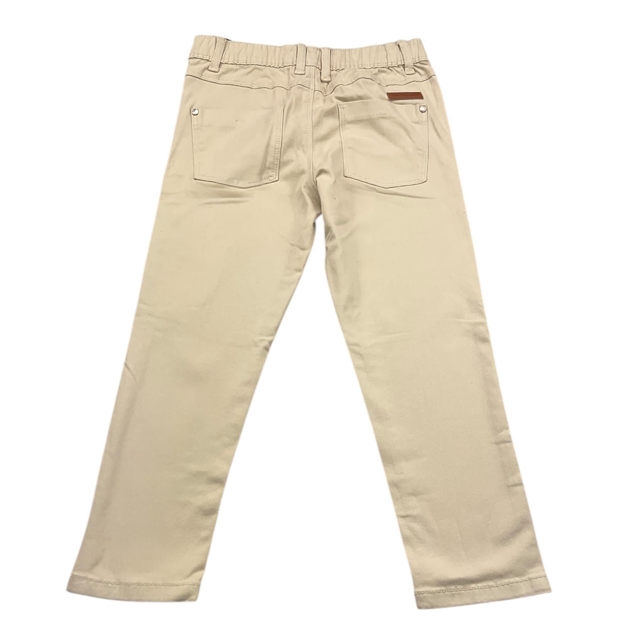 TRUSSARDI pantalone tinta unita con elastico in vita Beige per Bambino TIA24075PA BEIGE TRUSSARDI 