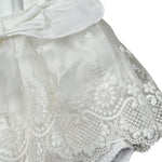 Barcellino Completo 2 Pezzi Camicia-Salopette per Neonata 120721 BIANCO BARCELLINO 