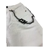 Icon Jeans Tinta Unita con Girovita Regolabile per Bambino IBDT0044603 BIANCO ICON 