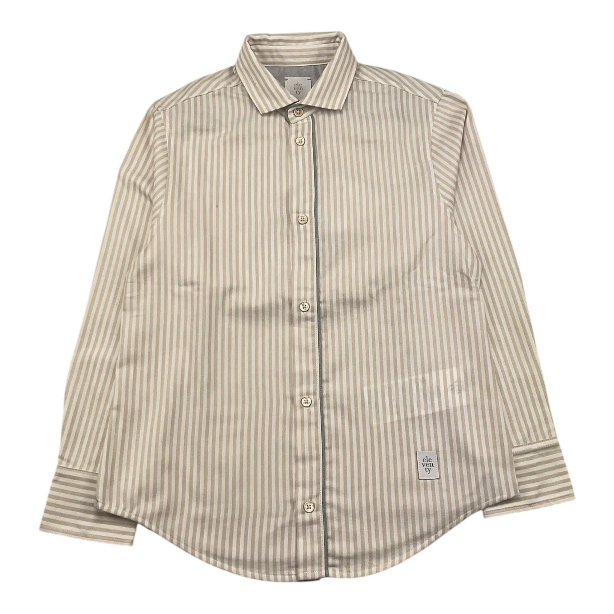 ELEVENTY camicia manica lunga fantasia a righe Bianco per Bambino EV5P10 BIANCO ELEVENTY 