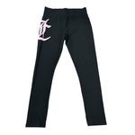 Juicy Couture Leggins Tinta Unita con Stampa per Bambina JBX6627 NERO JUICY COUTURE 