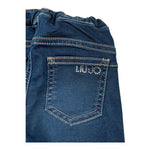 Liu Jo Jeans Tinta Unita con Elastico In Vita per Neonata KA3127 BLU LIU JO 
