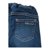 Liu Jo Jeans Tinta Unita con Elastico In Vita per Neonata KA3127 BLU LIU JO 
