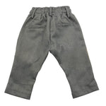 NEVER TOO pantalone tinta unita con elastico in vita Grigio per Neonato NT1838N GRIGIO NEVER TOO 