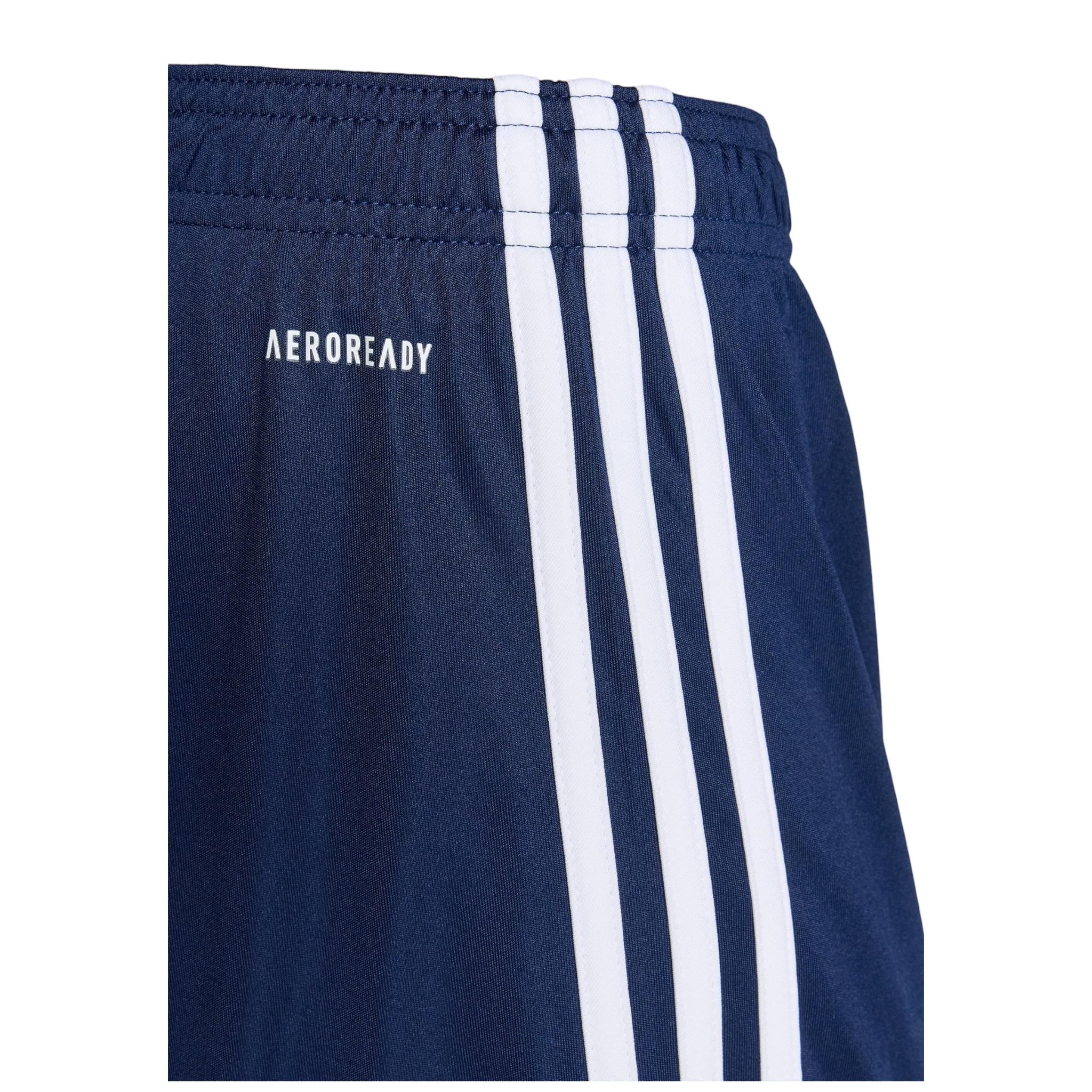 Adidas Bermuda Tinta Unita con Logo per Bambino JJ2418 BLU Adidas 