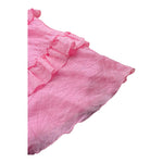 A' La Page Abito Tinta Unita con Ricami per Bambina 25SAGDRE00014 ROSA A' LA PAGE 