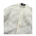 Il Gufo Cardigan Tinta Unita Traforato per Bambina P25GF440EM109J PANNA IL GUFO 