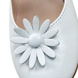 Il Gufo Ballerina Tinta Unita con Applicazione Fiore per Neonata G214 BIANCO IL GUFO 