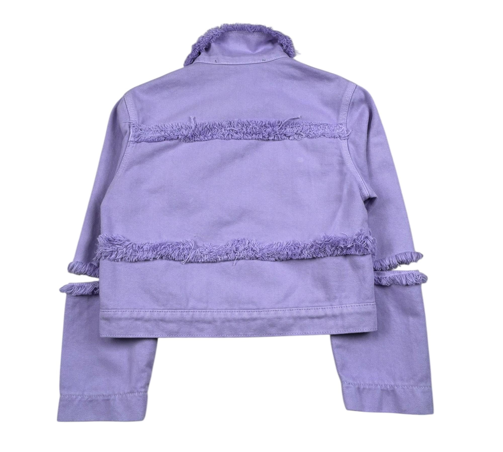 John Richmond Giubbino In Denim Tinta Unita  per Bambina RGP26152GB LILLA JOHN RICHMOND 