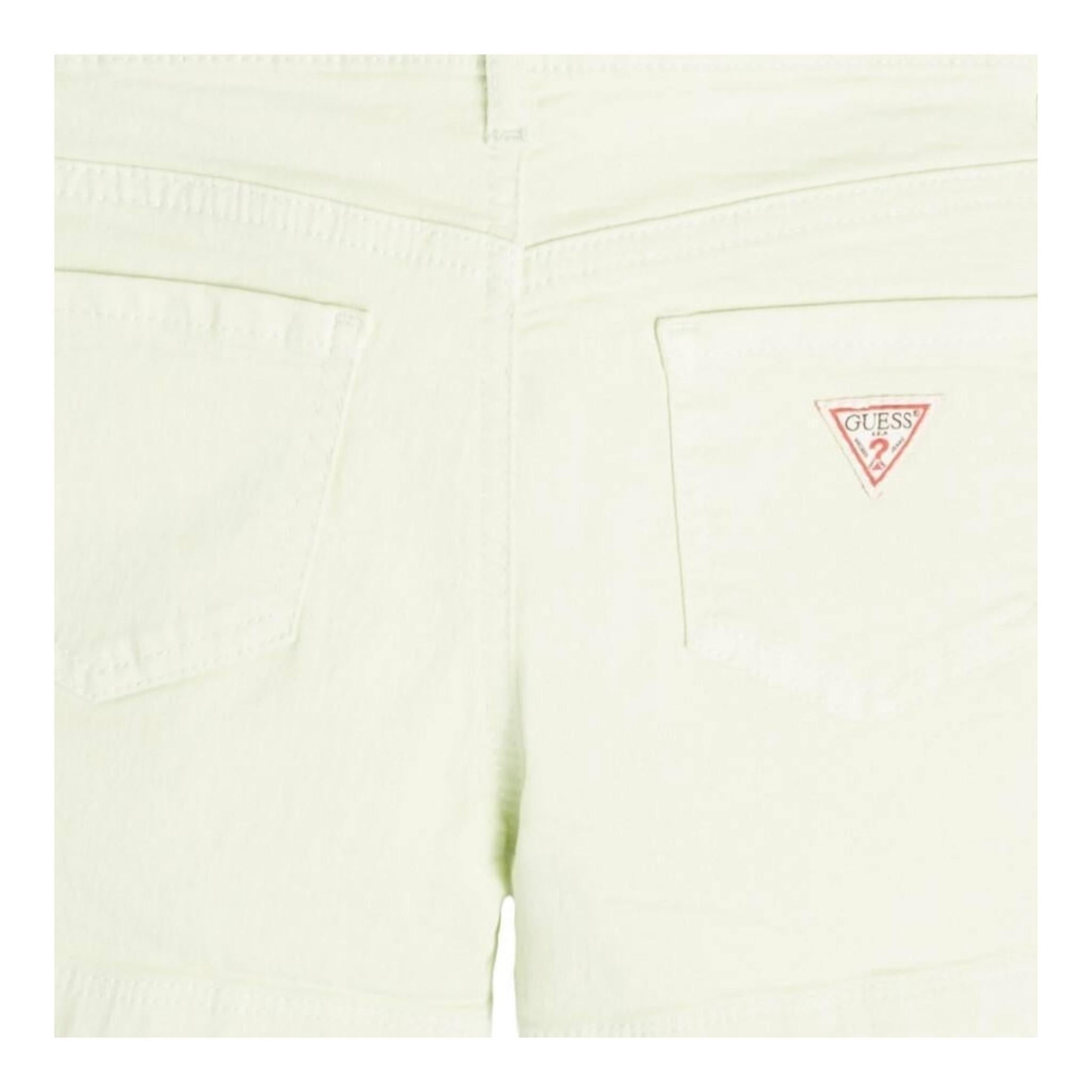 Guess Bermuda Tinta Unita con Girovita Regolabile per Bambino K4RD07WE620J VERDE GUESS 